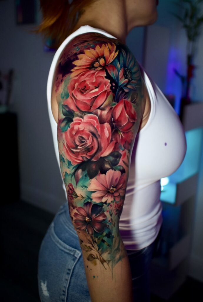 Color tattoo by Danny Art