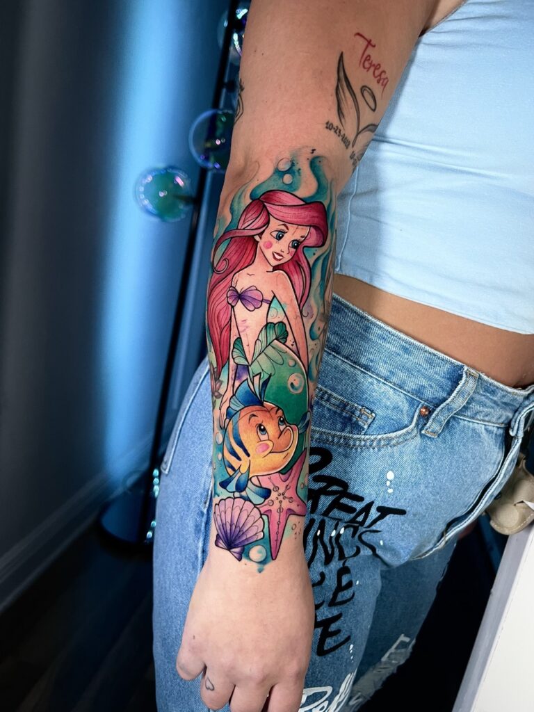 Color tattoo by Danny Art