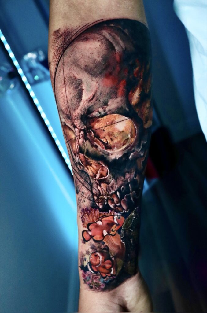 Color tattoo by Danny Art