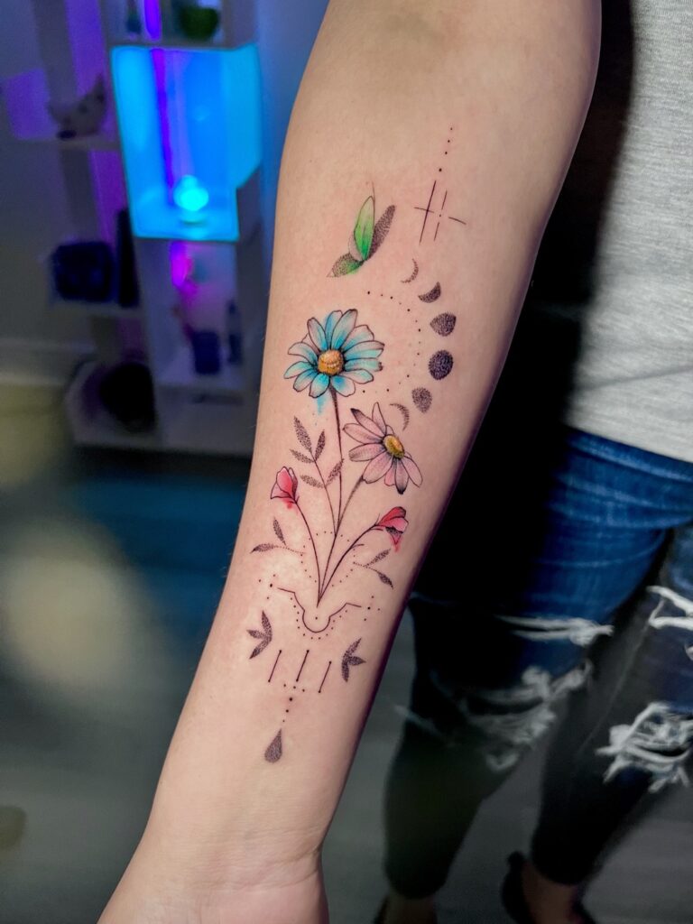 Fine line tattoo by Danny Art
