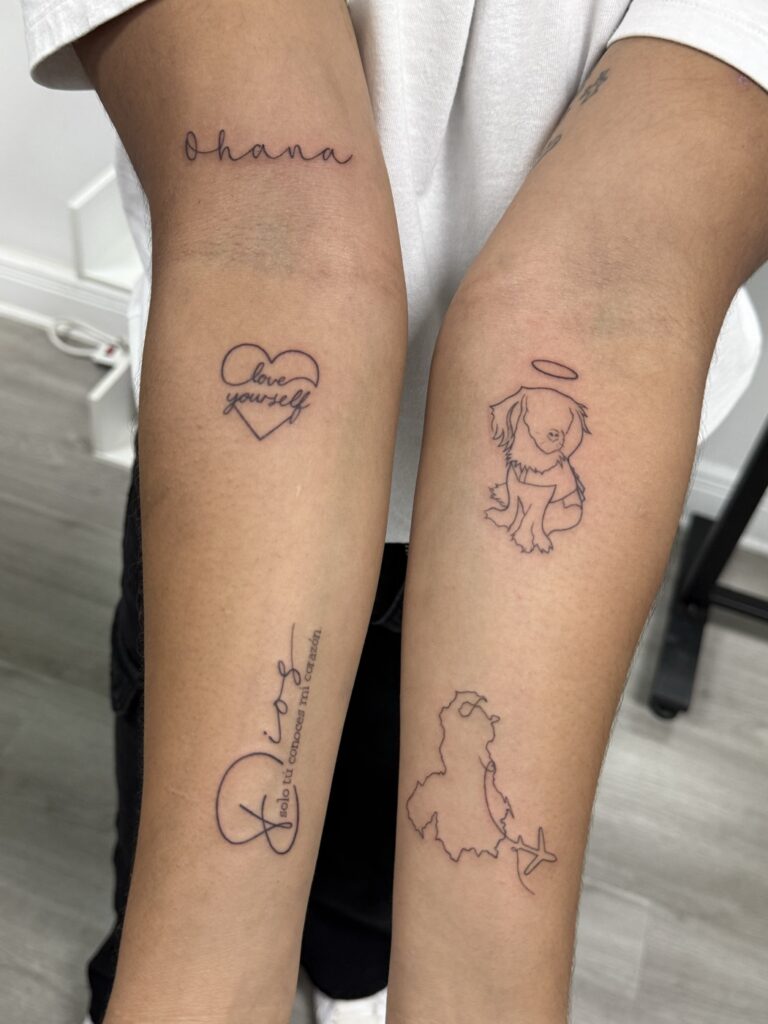 Fine line tattoo by Danny Art