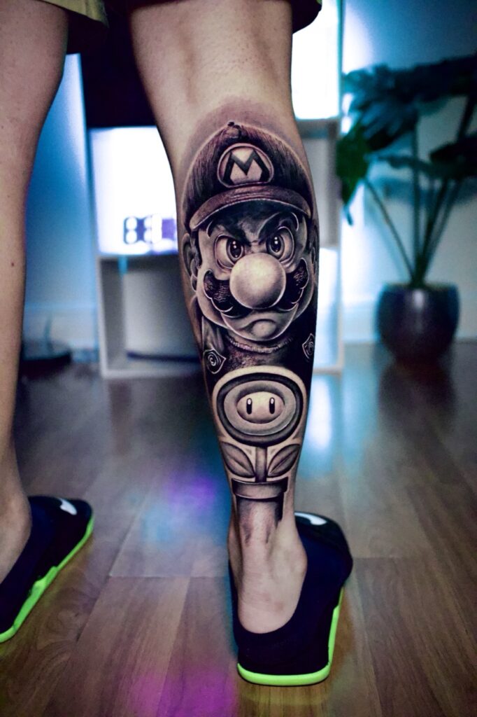 Black & grey tattoo by Danny Art